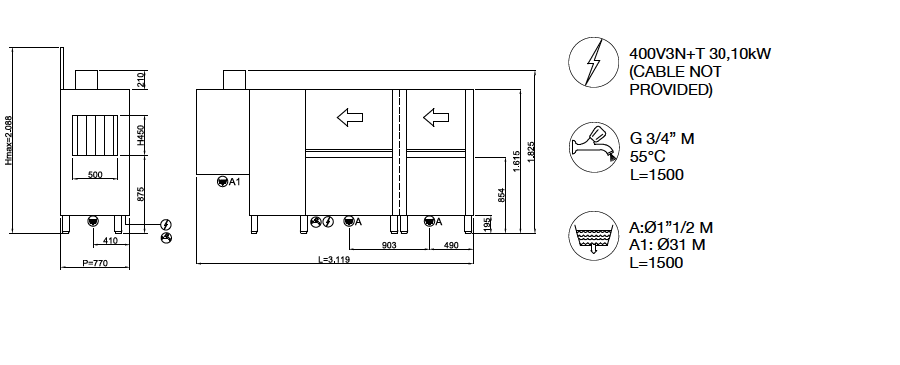 TUNNEL LINE tm4210