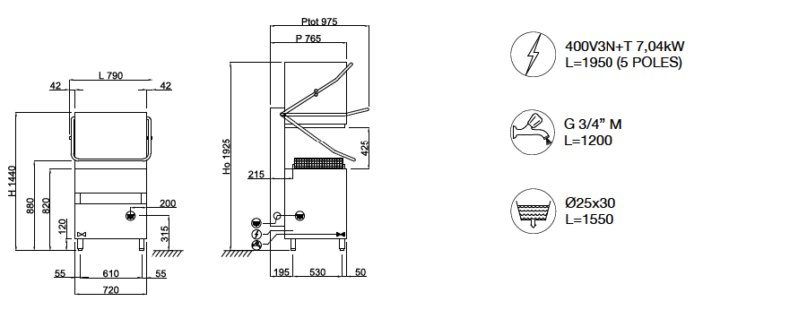 Exus Line x150e